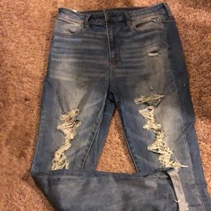 American Eagle super high rise jegging size 10